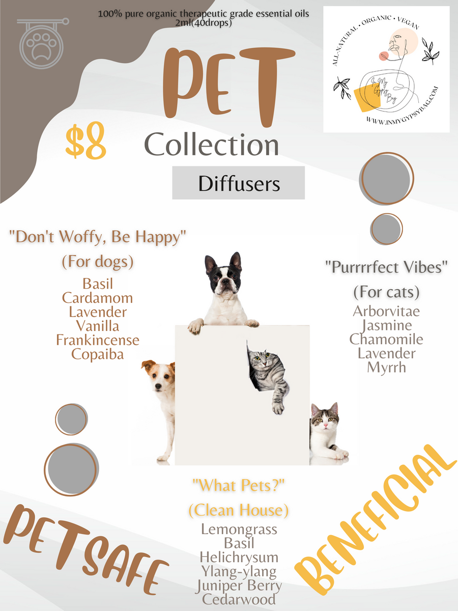 Diffuser Blends -- For Pets – In My Gypsy Bag
