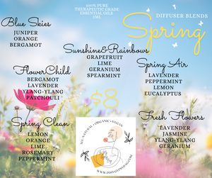 Diffuser Blends -- Spring Collection